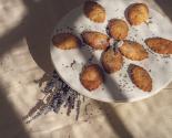 madeleiine à la lavande, amandes et fleurs de sel pays cathare