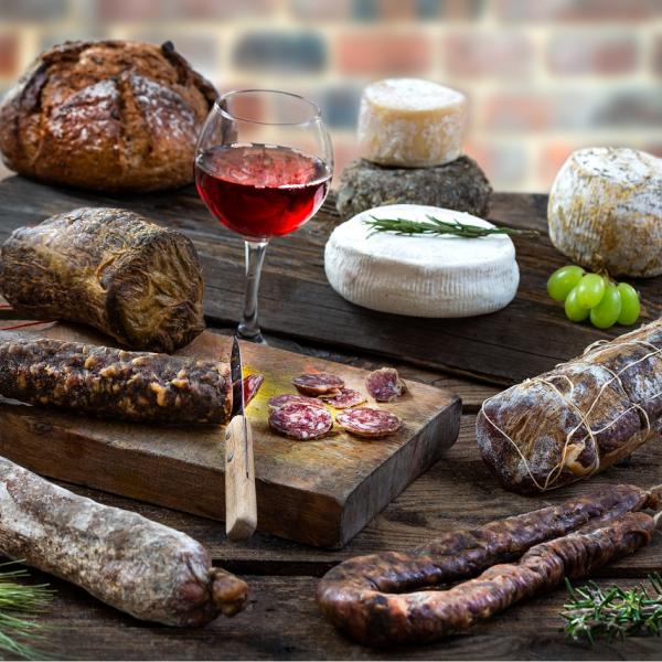 produits charcutiers saucissons