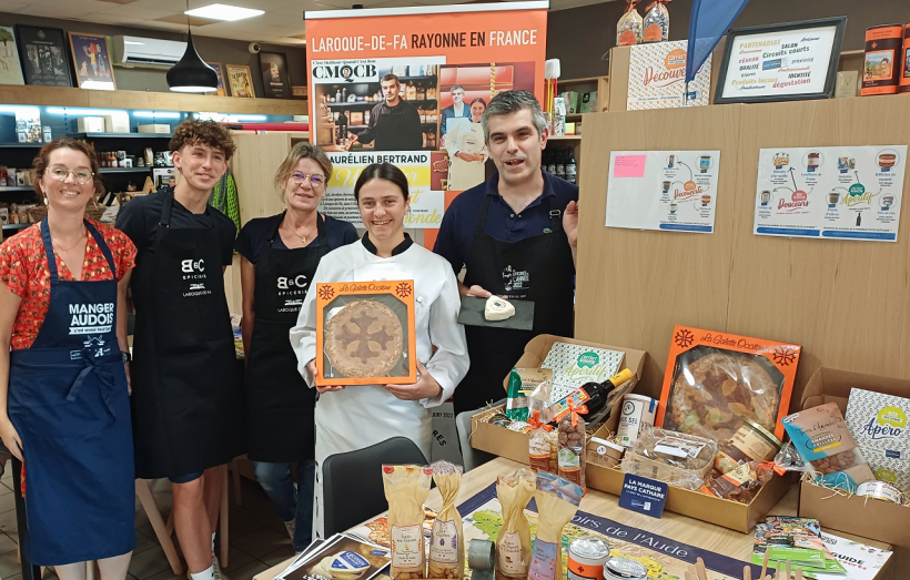 Animation et dégustation des produits Pays Cathare dans les boutiques partenaires
